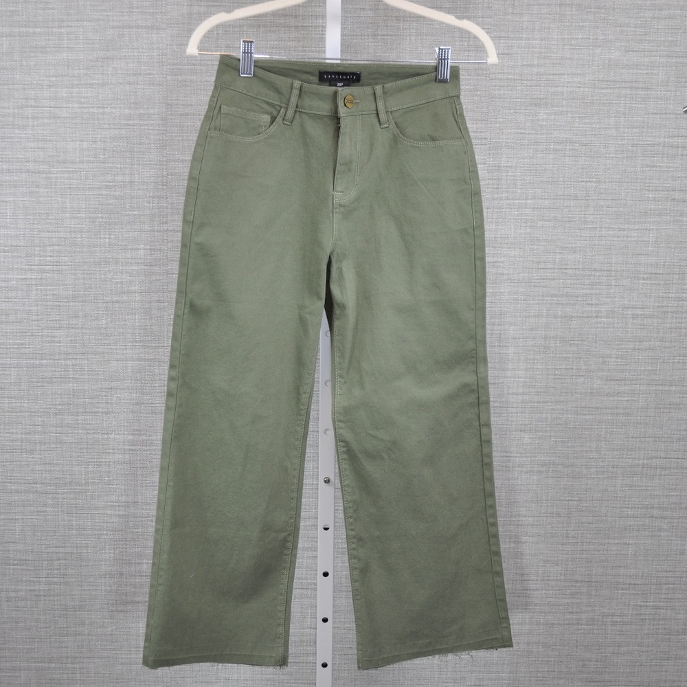 SOLD. Sanctuary Green Wide Leg Pants - 26P